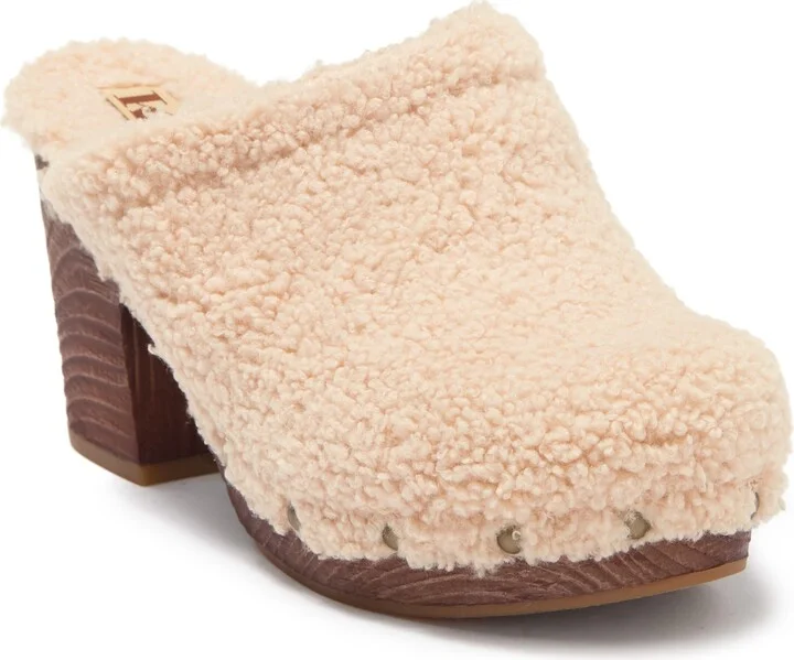 Footwear Faux Fur Teddy Clog
