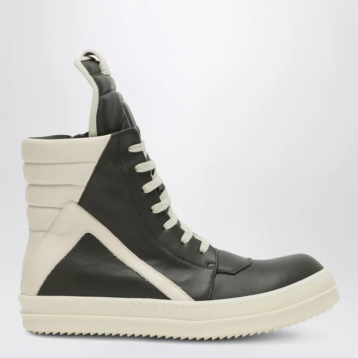 Forest green/milk white Geobasket sneakers