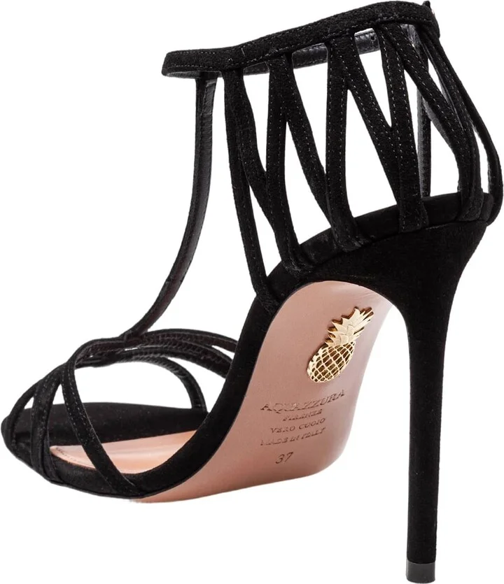 Forever More 105 Suede Sandal Black Color - Image 4