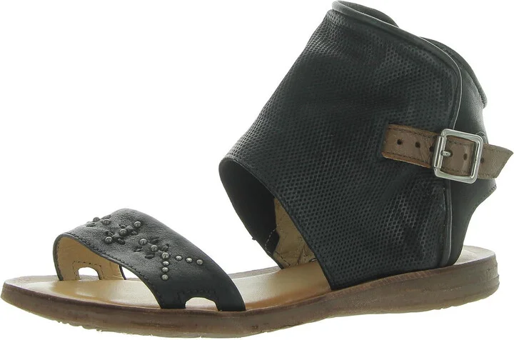 Forge Womens Leather Studded Gladiator Sandals