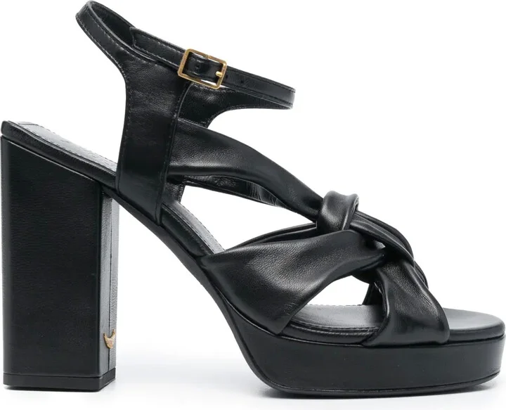 Forget Me Knot leather sandals