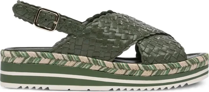 Forli interwoven slingback sandals