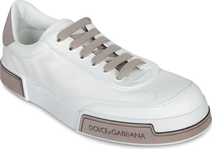 Formal Beige And White Sneakers - Image 2
