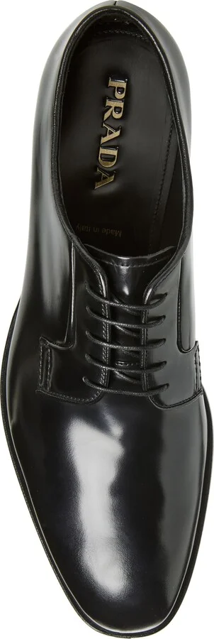 Formale Spazzolato Plain Toe Derby - Image 5
