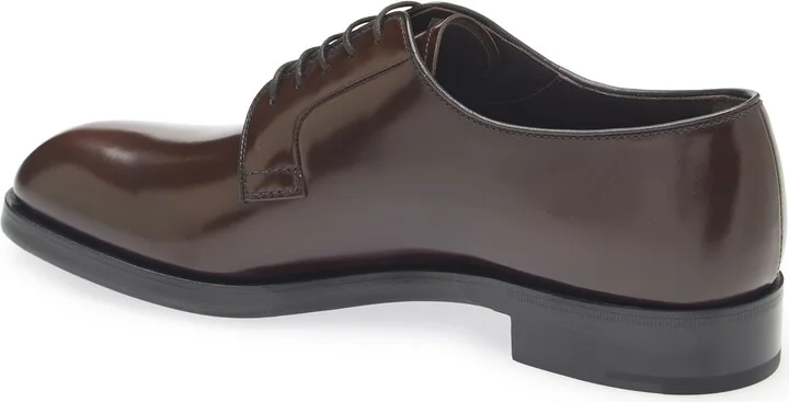 Formale Spazzolato Plain Toe Derby - Image 8
