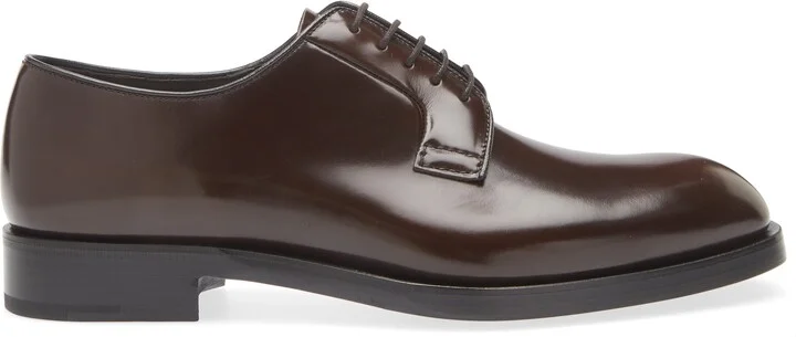 Formale Spazzolato Plain Toe Derby - Image 9