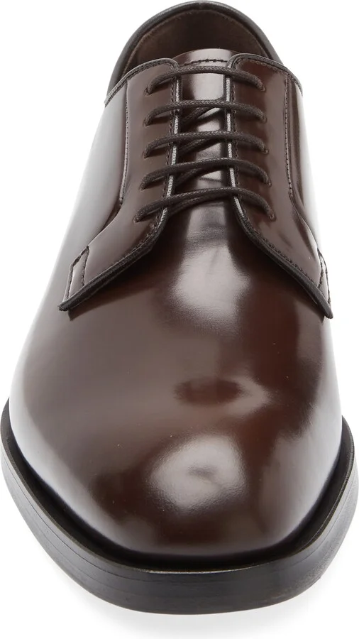 Formale Spazzolato Plain Toe Derby - Image 10