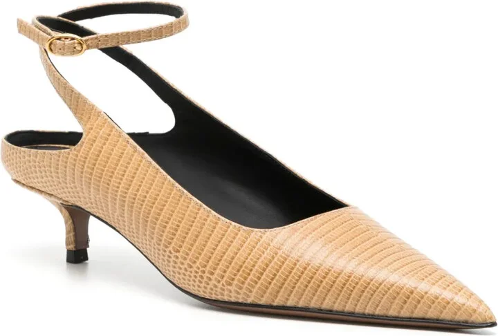 Fornax 45mm crocodile-effect pumps - Image 2