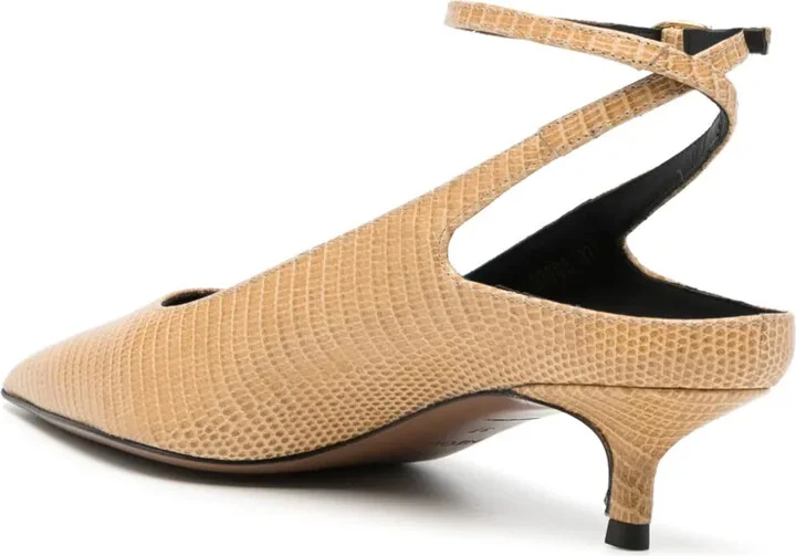 Fornax 45mm crocodile-effect pumps - Image 3