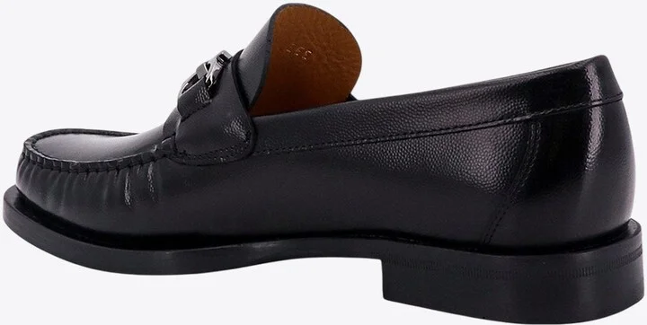 Fort Gancini Plaque Leather Loafers - Image 2