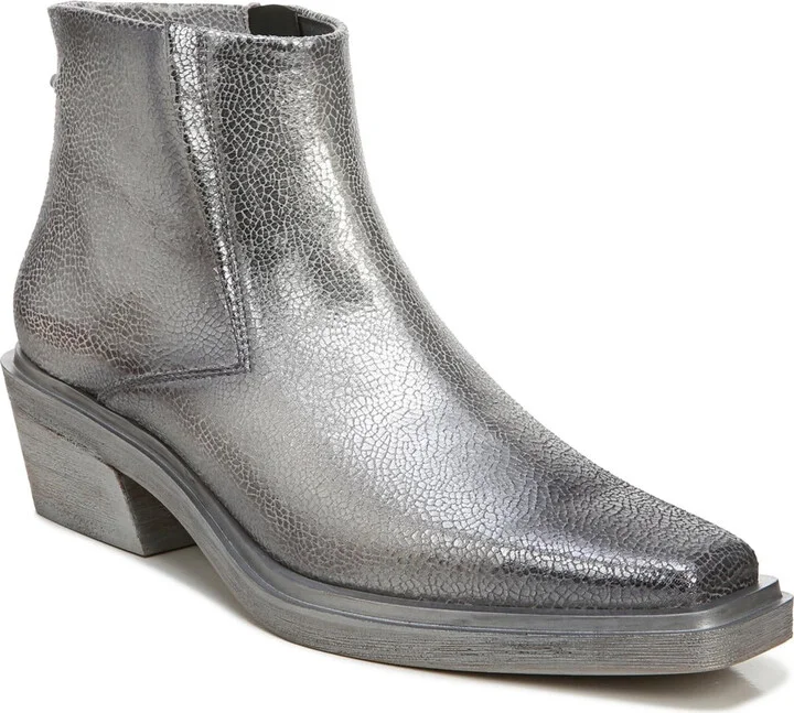 Forta Womens Zipper Square Toe Ankle Boots