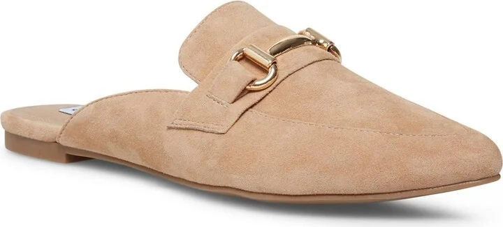 Fortress Womens Leather Slip On Mules