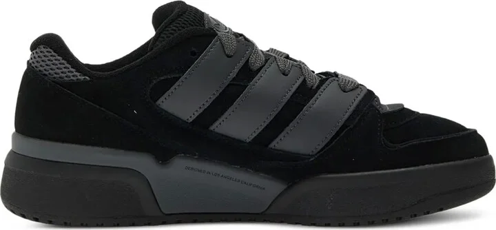 Forum 2000 three-stripe suede sneakers
