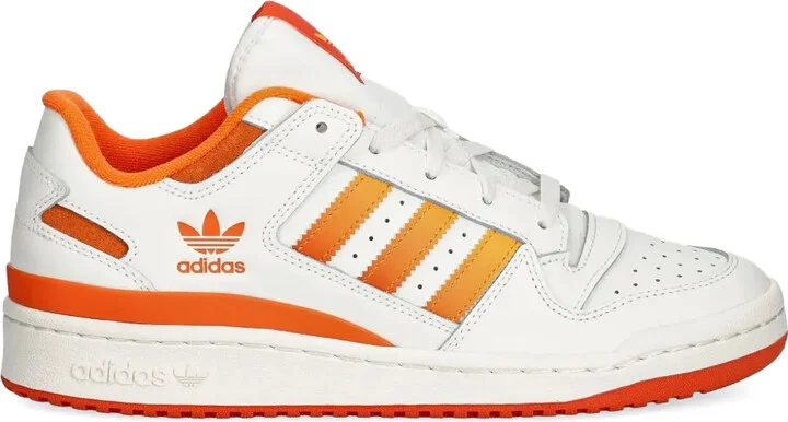 Forum Low CL three-stripe leather sneakers