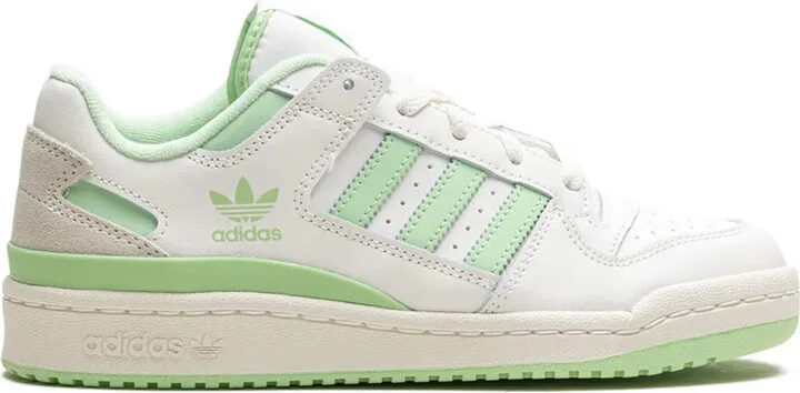 Forum Low CL "White/Green Spark" sneakers