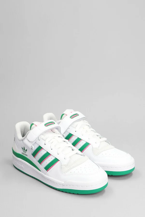 Forum Low Sneakers In White Leather - Image 2