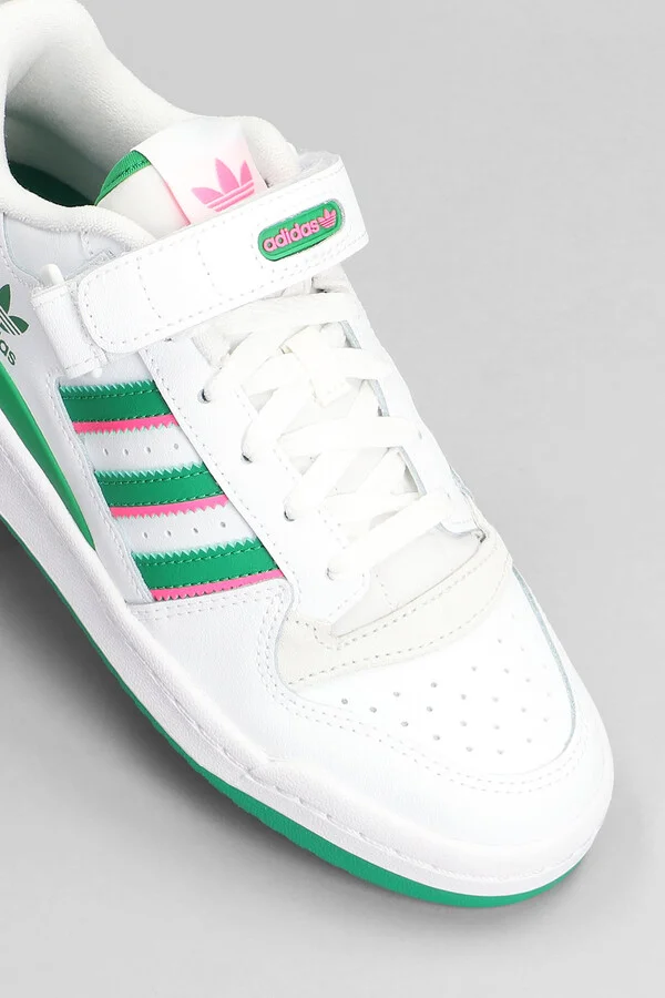 Forum Low Sneakers In White Leather - Image 5