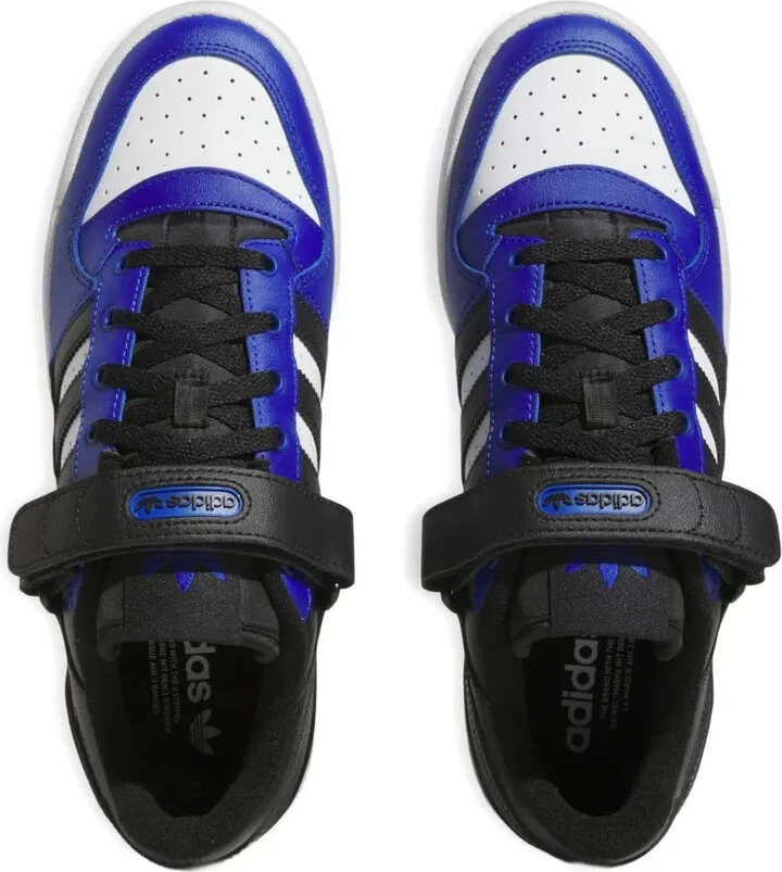 Forum Low "White/Pulse Blue/Black" sneakers - Image 4