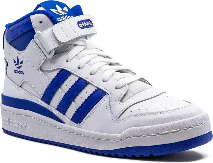 Forum Mid "White/Royal" sneakers - Image 2