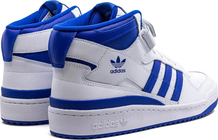 Forum Mid "White/Royal" sneakers - Image 3