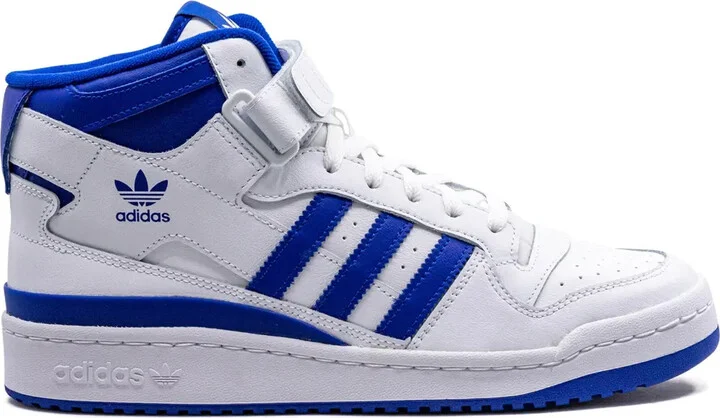 Forum Mid "White/Royal" sneakers