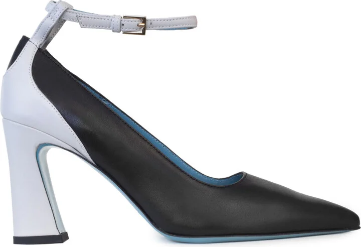 Fosca Pump W/Strp Black/Ice Parmasoft