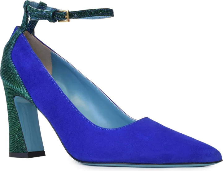 Fosca Pump W/Strp Blue Cash/Menta Nad - Image 2