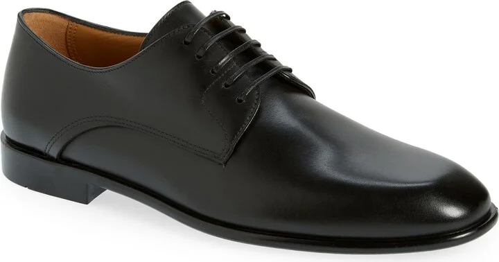 Fosco Plain Toe Calfskin Derby
