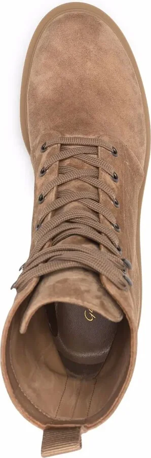 Foster 45mm suede lace-up boots - Image 4