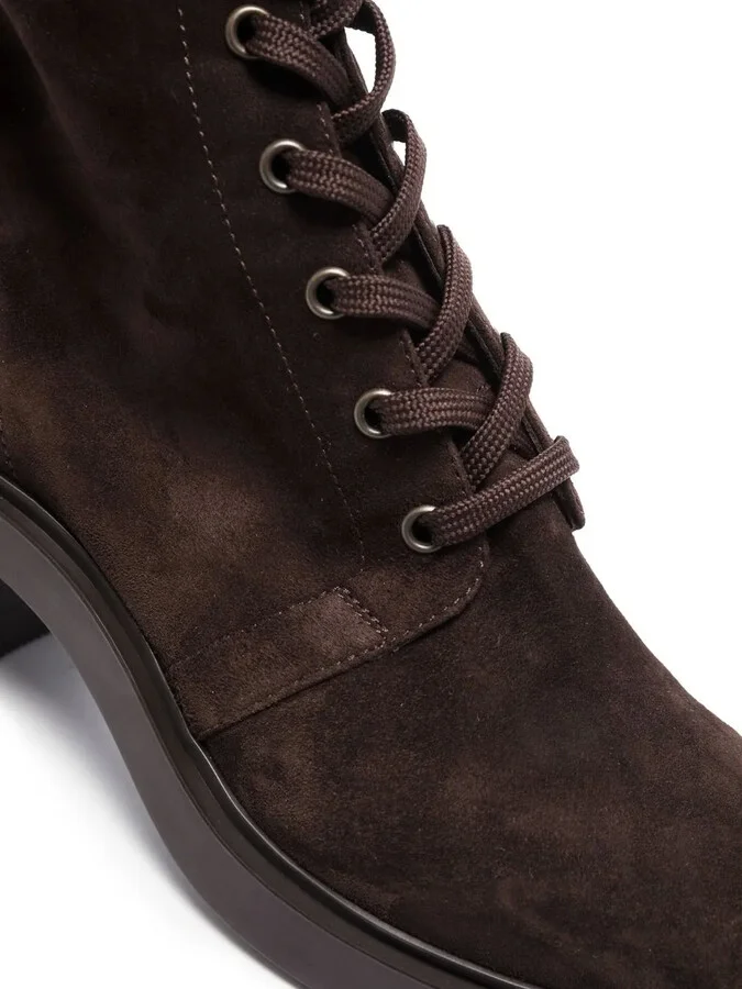 Foster 45mm suede lace-up boots - Image 2