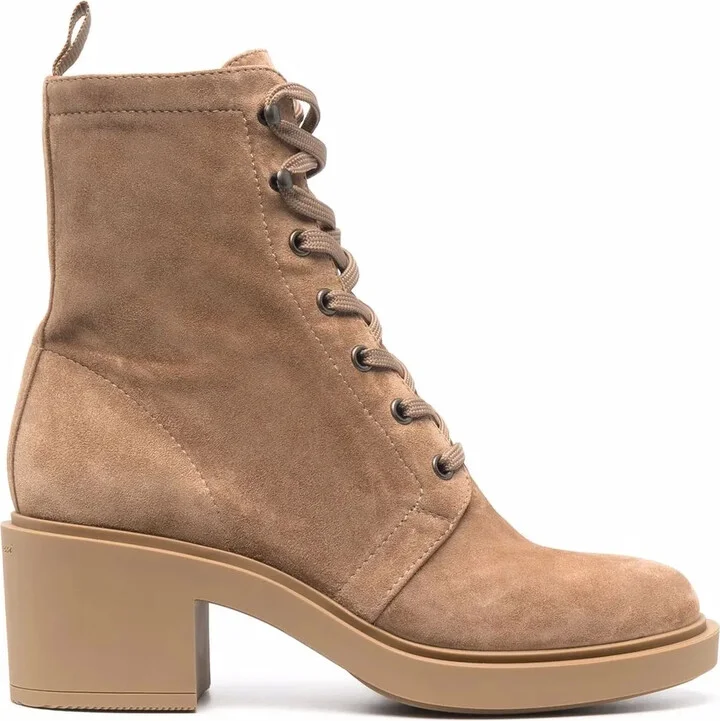 Foster 45mm suede lace-up boots
