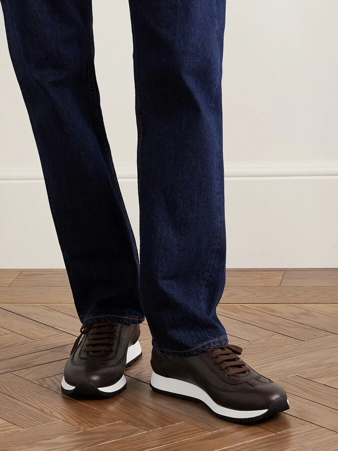 Foundry II Full-Grain Leather Sneakers - Image 2