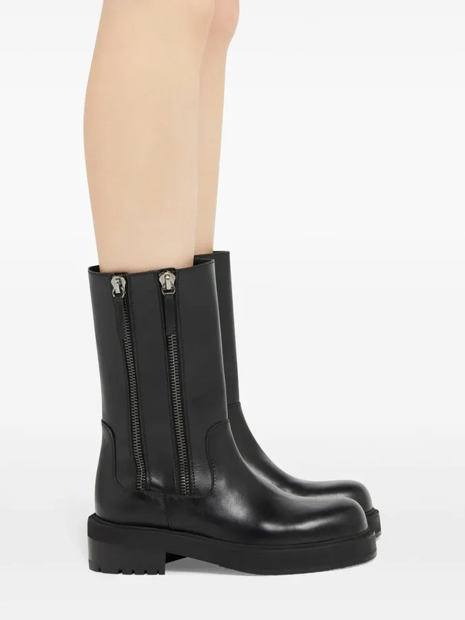 Foustine leather ankle boots - Image 5