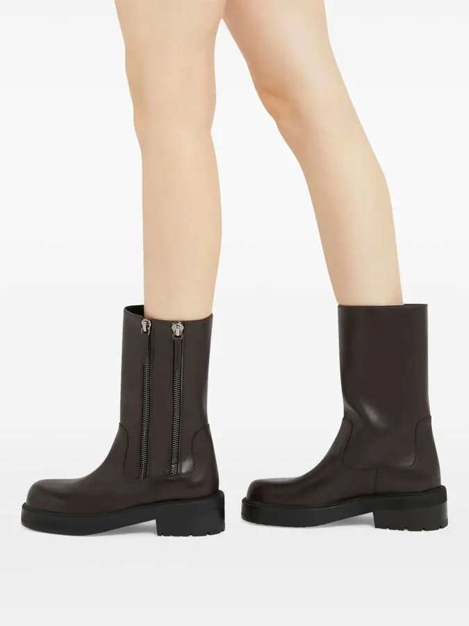 Foustine leather ankle boots - Image 5