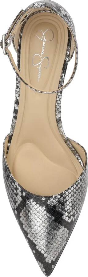 Foxena Ankle Strap Pointed Toe Pump - Image 5