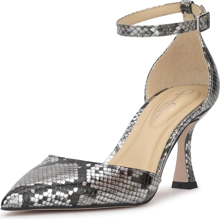 Foxena Ankle Strap Pointed Toe Pump - Image 9