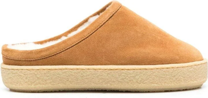 Fozee Suede Flatform Mules
