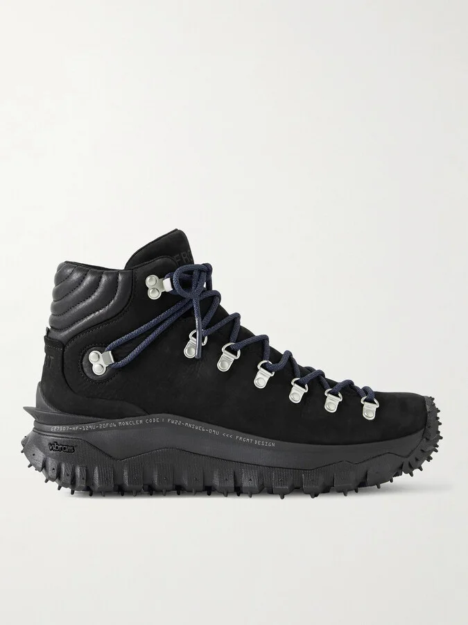 + Fragment Trailgrip GORE-TEX Leather-Trimmed Nubuck Hiking Sneakers