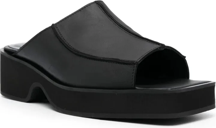 Frame 55mm slip-on leather sandals - Image 2