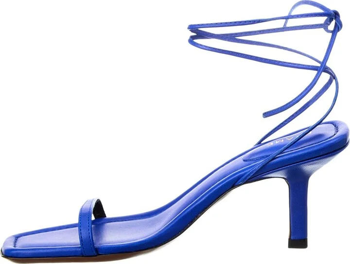 Frame Denim Le Ozzie Lace-Up Leather Sandal - Image 2