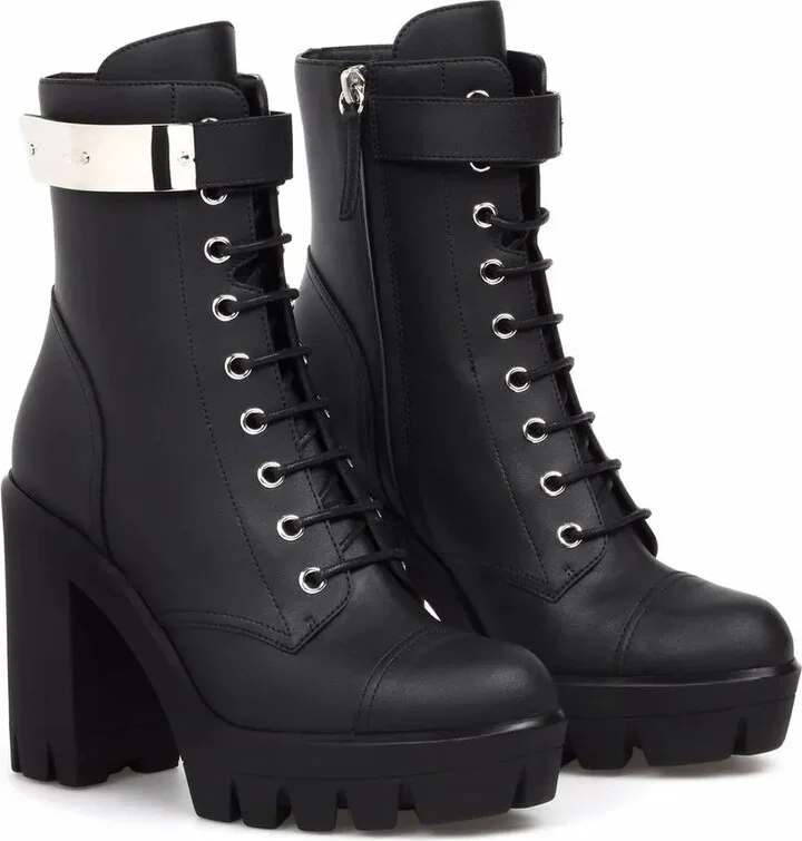 Fran block-heel cargo boots - Image 2
