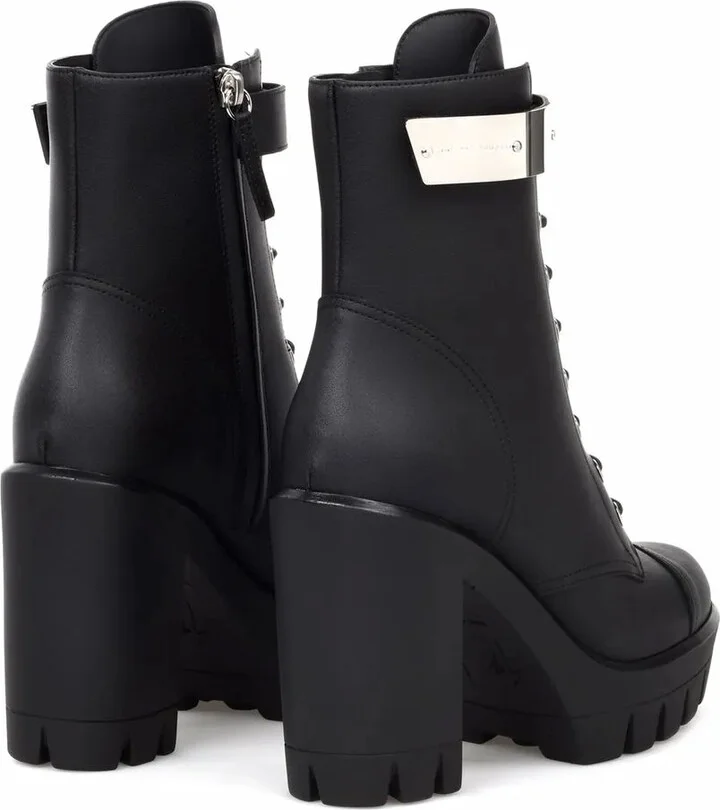 Fran block-heel cargo boots - Image 3