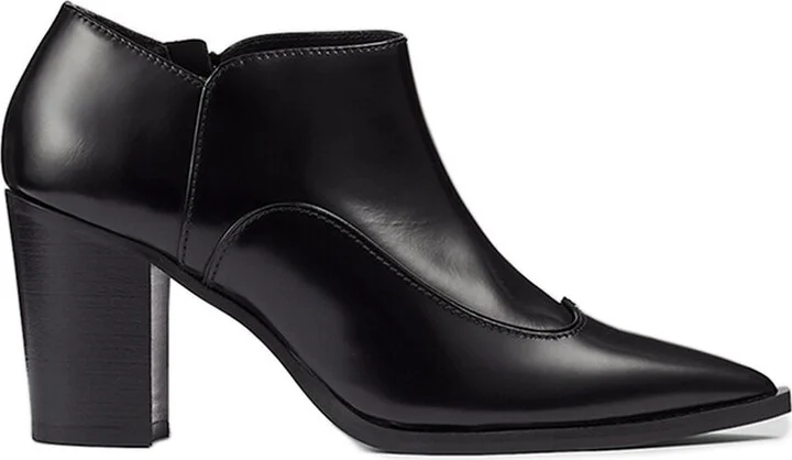 Frances Leather Ankle Boot