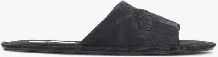 Frances Open-Toe Slippers