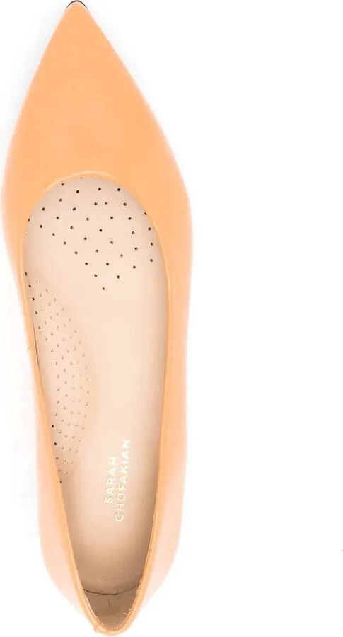 Francesca leather ballerina shoes - Image 4