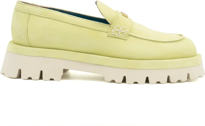 Francesca Loafer Lt Green Cashmere