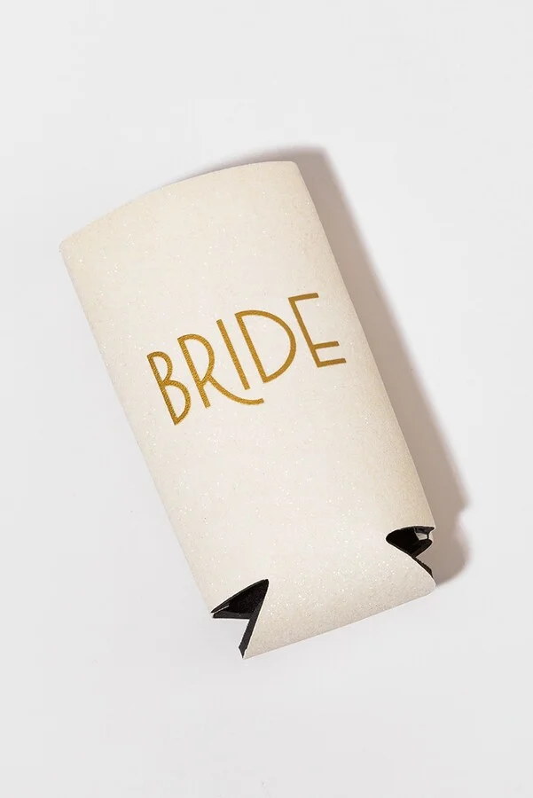 Francesca's Bride Gold Accent Skinny Bottle Cover
