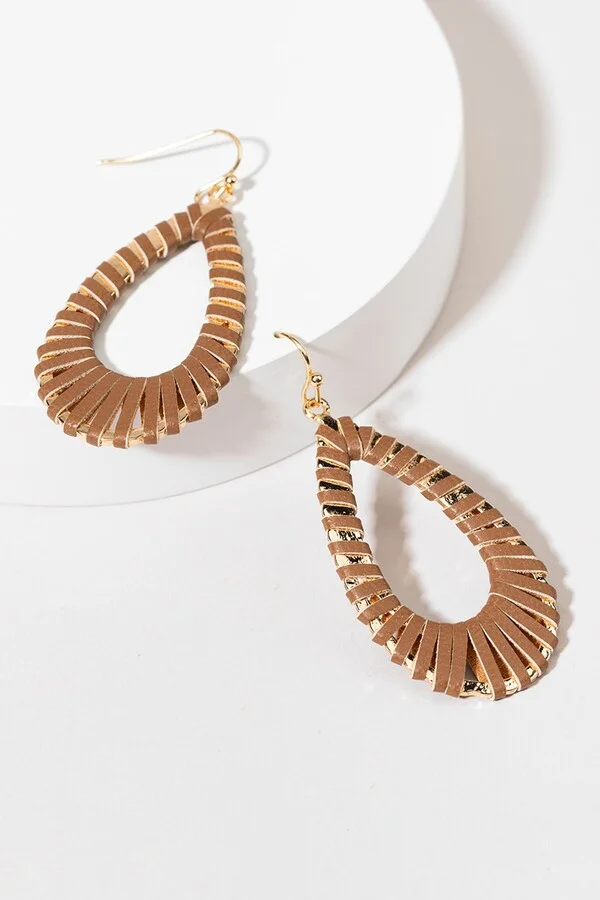 Francesca's Kinley Leather Wrap Drop Earnings