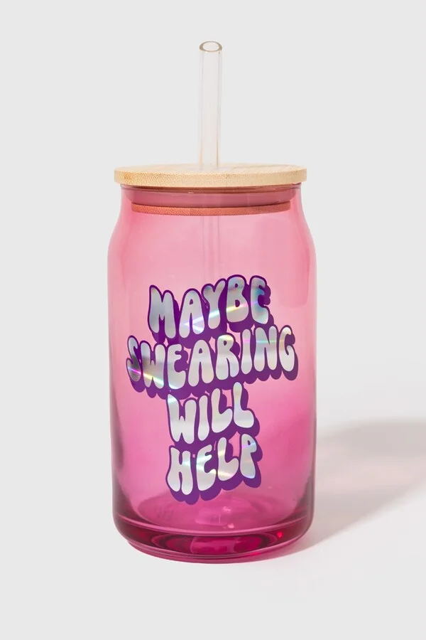 Francesca's Maybe Swearing Will Help Glass