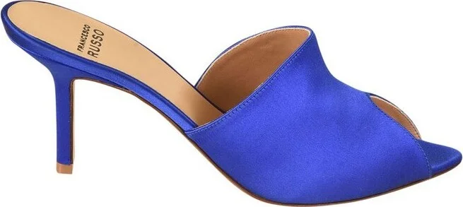 Francesco Russo Open-Toe Pointed Heeled Sandals